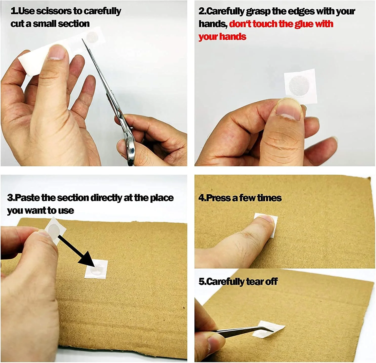 ۴۰۰ عدد چسب نقطه ای شفاف بادکنک، نقاط چسب دو طرفه قابل جابجایی برای تزئینات مهمانی یا عروسی