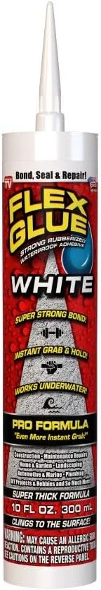 چسب لاستیکی ضد آب قوی فلکس گلو، فرمول حرفه ای 10 اونسی، استیل ضد زنگ 18/8
