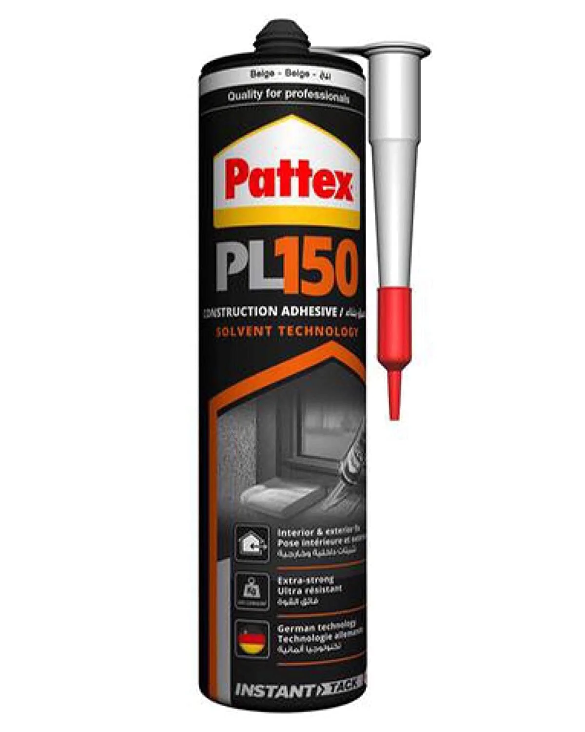 چسب ساختمانی ما فرا پاتکس مدل PL 150 (مایل به زرد) - 380 گرم