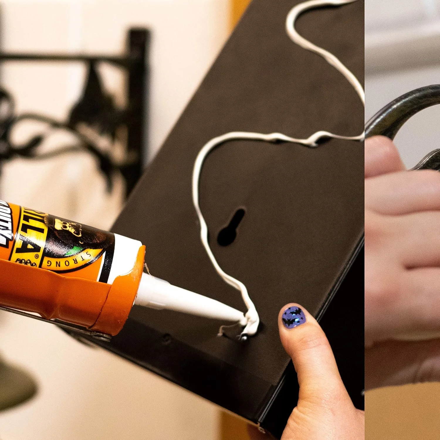 چسب ساختمانی سنگین گوریلا، کارتریج 9 اونسی، سفید