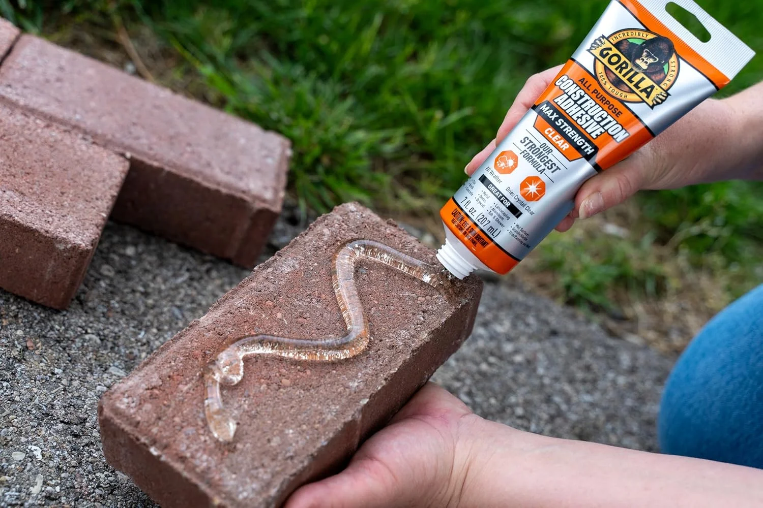 چسب ساختمانی با حداکثر قدرت گوریلا، چسب شفاف، تیوپ فشاری 207 میلی لیتری (بسته 1 عددی) - پرکننده شکاف و ضد آب
