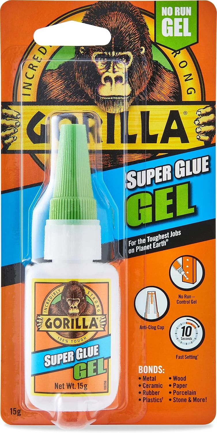 چسب قطره ای ژله ای گوریلا، 15 گرم، شفاف، (بسته 1 عددی)