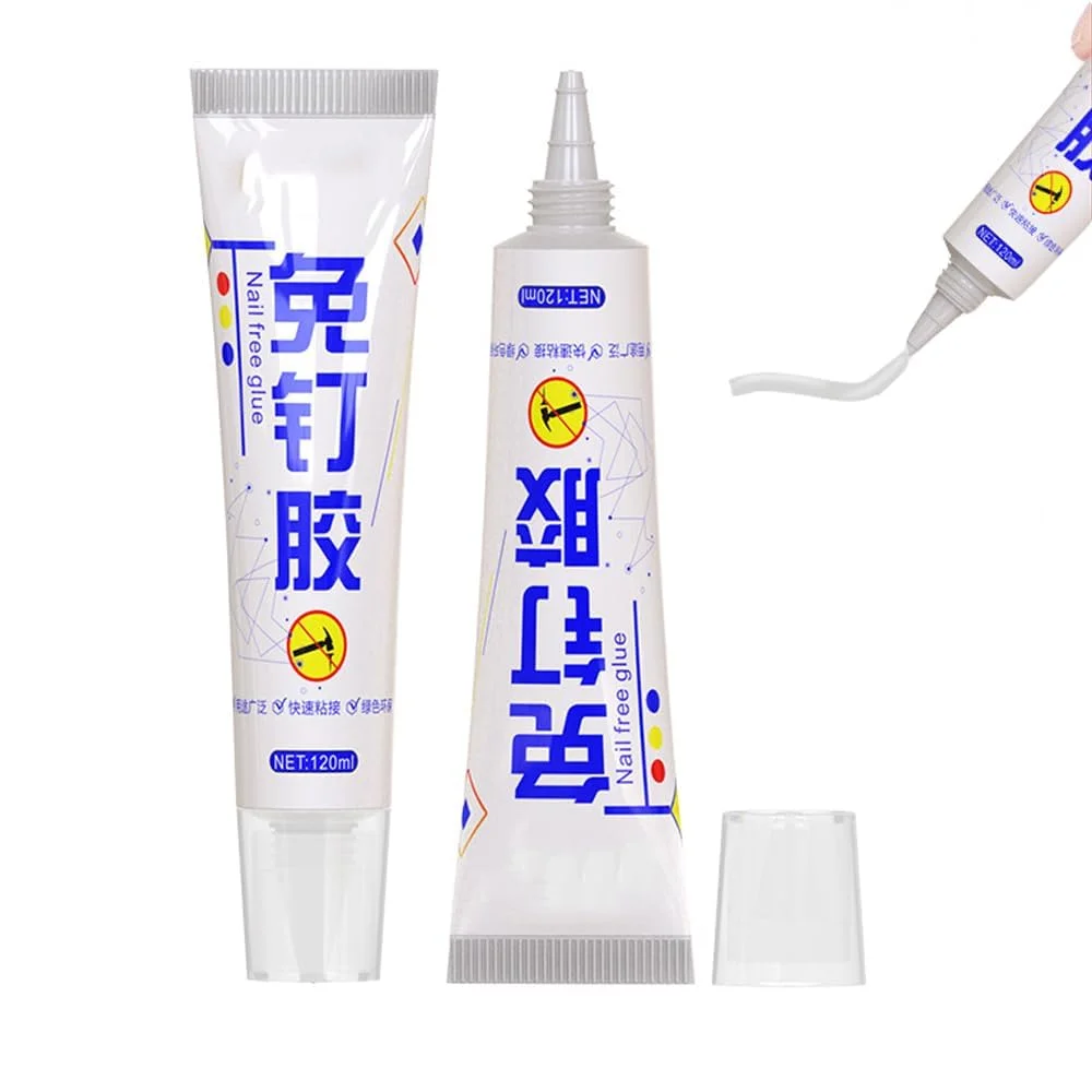 چسب فوق العاده قوی، فرمول خشک شدن سریع 120 میلی لیتری، اتصال ضد آب برای کاشی، شیشه، قفسه، آشپزخانه و حمام، بدون نیاز به میخ، 2 عدد چسب فوق العاده قوی، فرمول خشک شدن سریع 120 میلی لیتری، اتصال ضد آب برای کاشی، شیشه، قفسه، آشپزخانه و حمام، بدون نیاز به میخ، 2 عدد