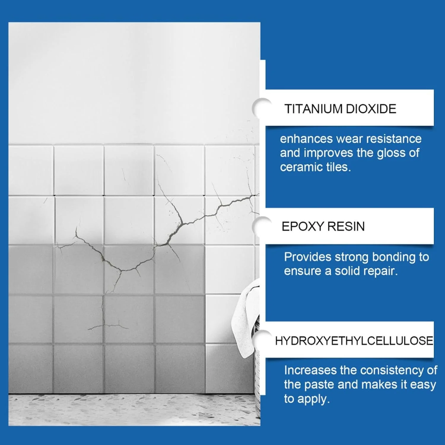 چسب ساختمانی سنگین - چسب کاشی سرامیک | تیوب فشاری رنگ دوغاب خشک شونده سریع برای کاشی کف آشپزخانه حمام، ضد آب