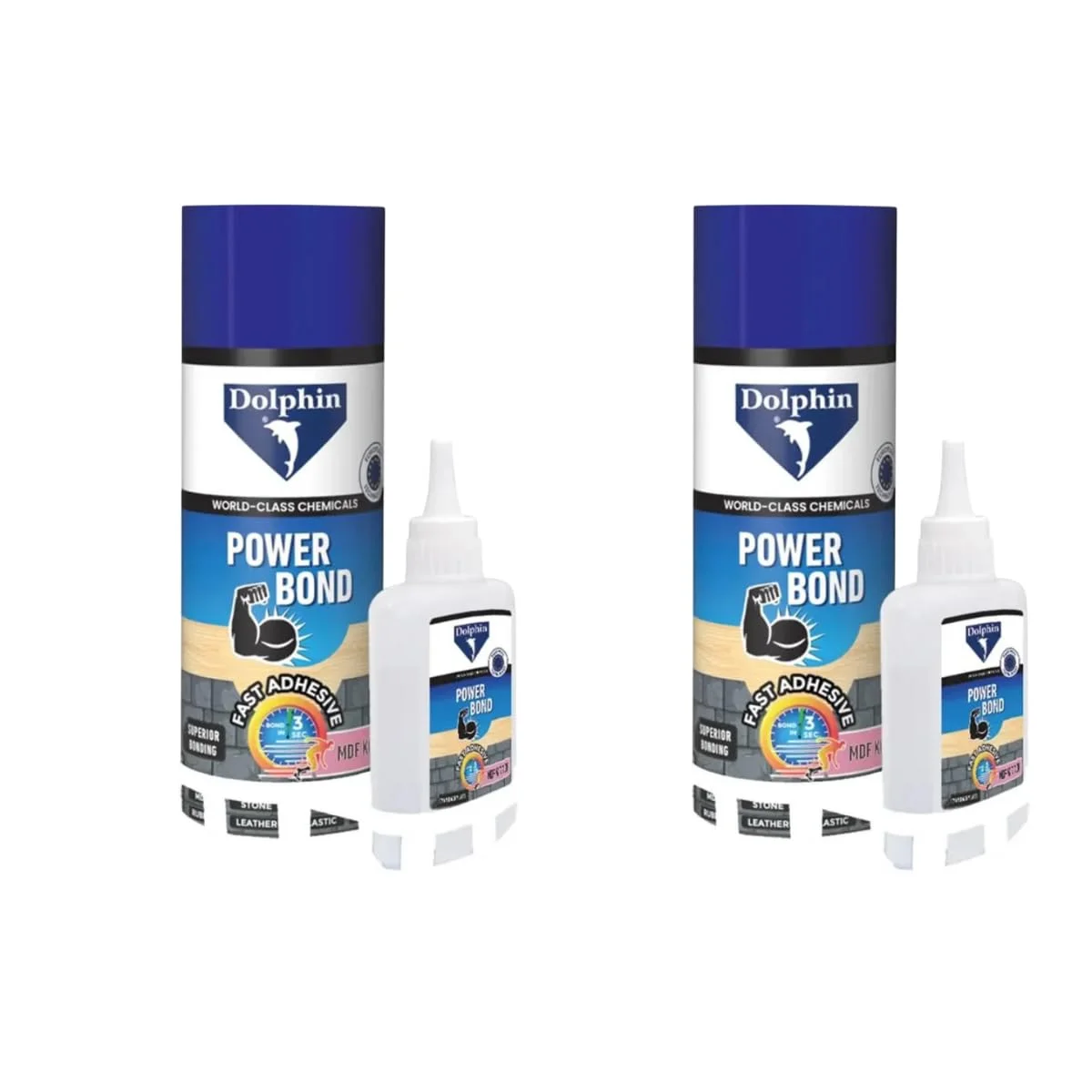 چسب قطره ای پاور باند دلفین HITEX به همراه فعال کننده - چسب سیانوآکریلات + اسپری آئروسل - اتصال سریع - برای ام دی اف، لاستیک، پلاستیک، سنگ، چرم، مرمر - گرید صنعتی | تکنولوژی اروپا (2، 400 میلی لیتر) چسب قطره ای پاور باند دلفین HITEX به همراه فعال کننده - چسب سیانوآکریلات + اسپری آئروسل - اتصال سریع - برای ام دی اف، لاستیک، پلاستیک، سنگ، چرم، مرمر - گرید صنعتی | تکنولوژی اروپا (2، 400 میلی لیتر)