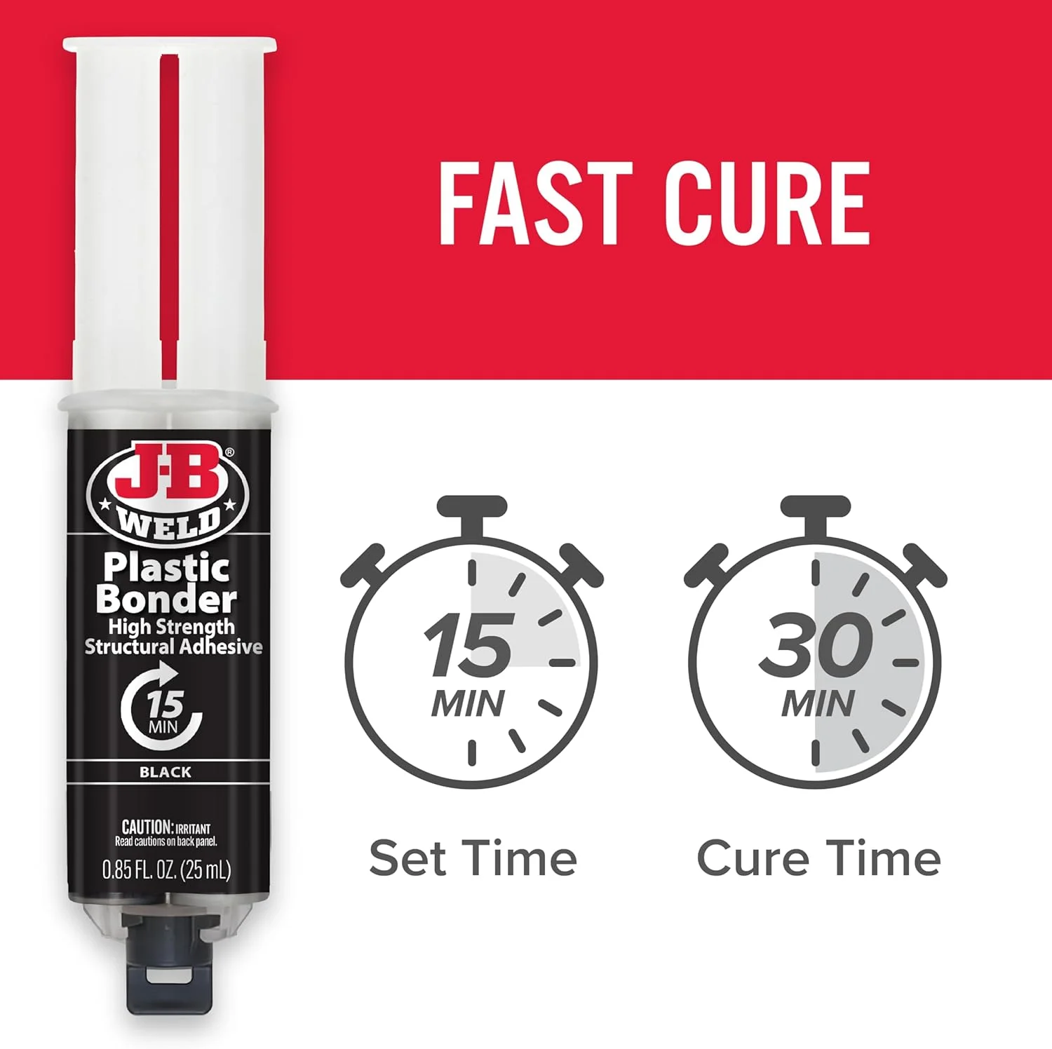 چسب دوقلو پلاستیک جی-بی ولد 50139، چسب پانل بدنه و پرکننده شکاف - مشکی - 25 میلی لیتر