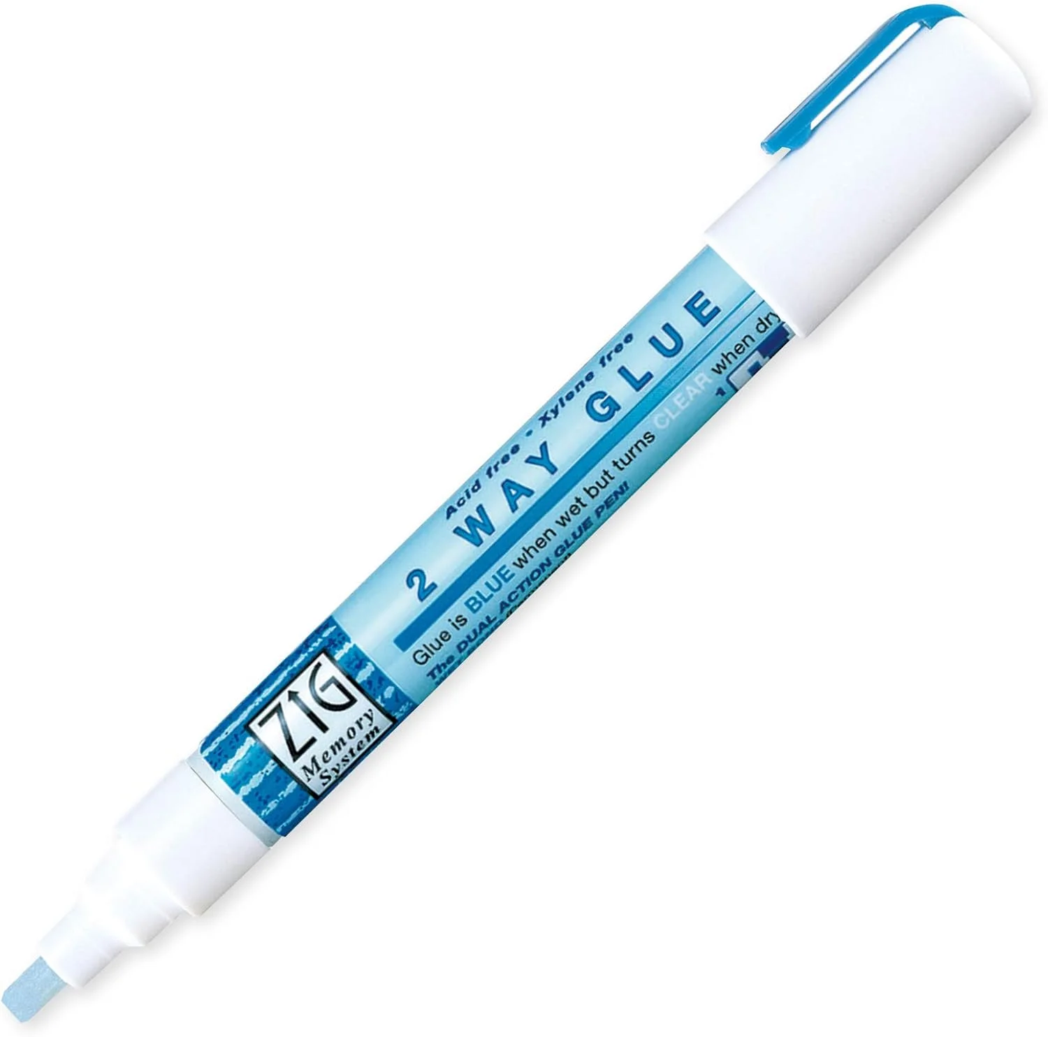 قلم چسب دو طرفه زیگ Kuretake - نوک اسکنه 4 میلی متری، 4 میلی متر