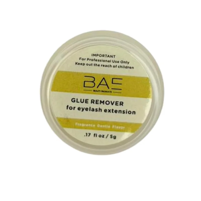 محلول پاک کننده چسب مژه 5 گرمی - پاک کننده حرفه ای اکستنشن مژه - فرمول کرمی سریع و ملایم - ایمن برای مژه های طبیعی - بدون عطر - 5 گرم