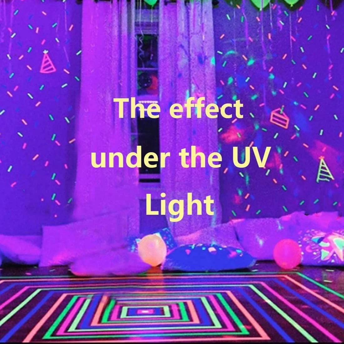 نوار چسب پارچه ای فلورسنت UV بلک لایت درخشان LEKEONE در 6 رنگ نوار چسب پارچه ای فلورسنت UV بلک لایت درخشان LEKEONE در 6 رنگ