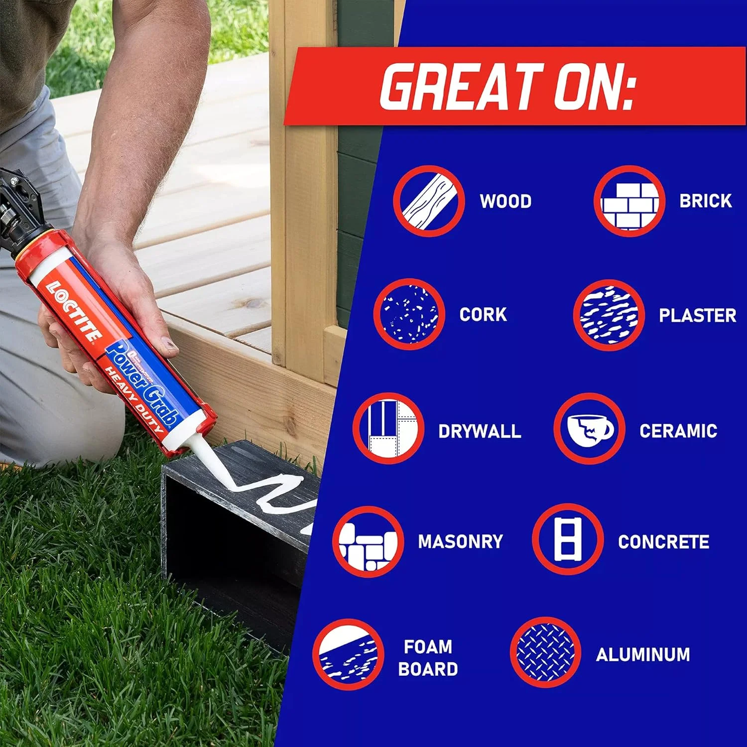 چسب ساختمانی سنگین LOCTITE HENKEL CORPORATION 2032666، 9 اونس، بسته 1 عددی، سفید چسب ساختمانی سنگین LOCTITE HENKEL CORPORATION 2032666، 9 اونس، بسته 1 عددی، سفید