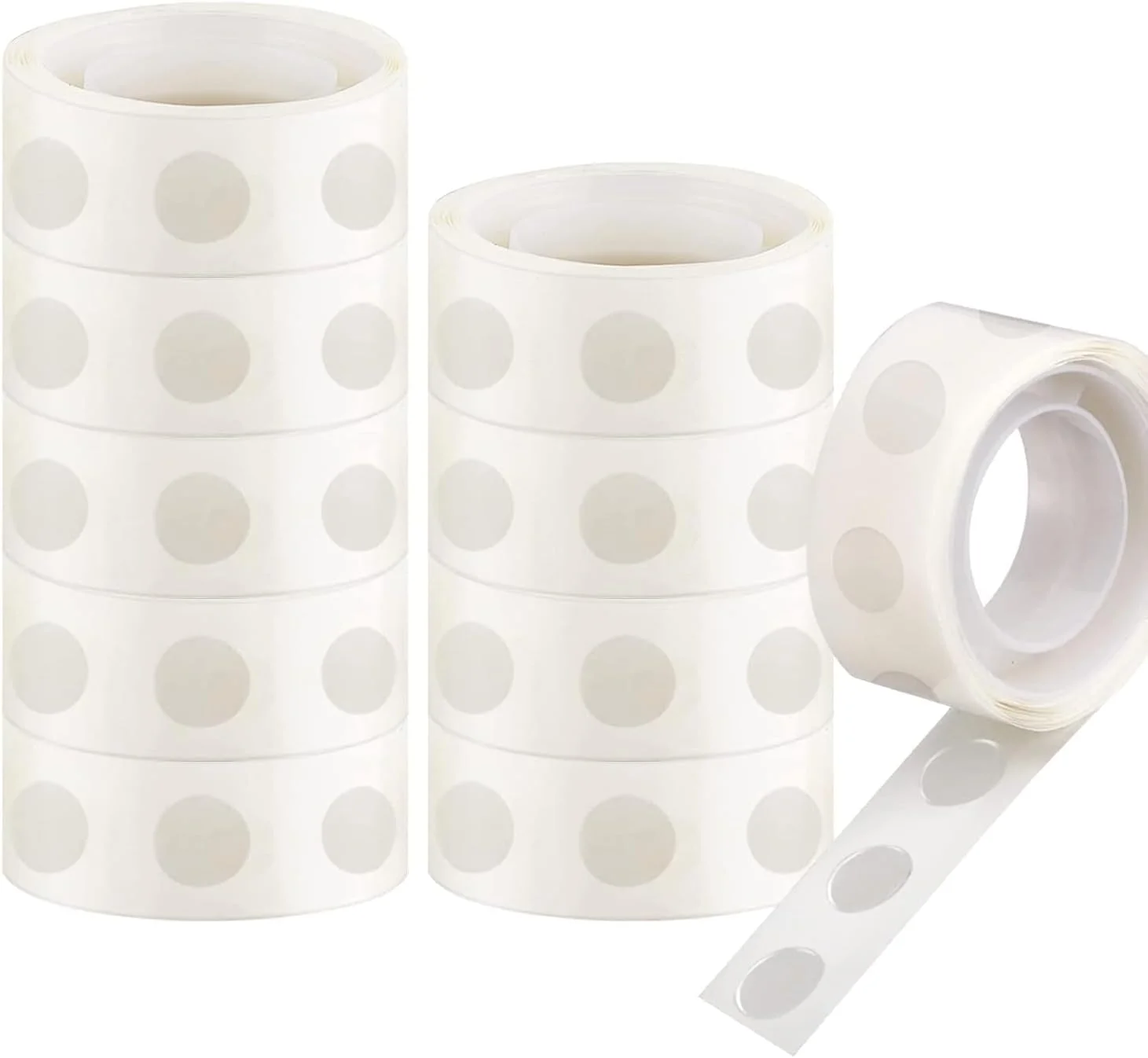 نقاط چسبی شفاف بادکنک Lonimia، 10 رول 100 عددی/رول نوار چسب دو طرفه، استیکرهای بدون اثر قابل جابجایی برای دکوراسیون عروسی، هنر و صنایع دستی، لوازم مهمانی نقاط چسبی شفاف بادکنک Lonimia، 10 رول 100 عددی/رول نوار چسب دو طرفه، استیکرهای بدون اثر قابل جابجایی برای دکوراسیون عروسی، هنر و صنایع دستی، لوازم مهمانی