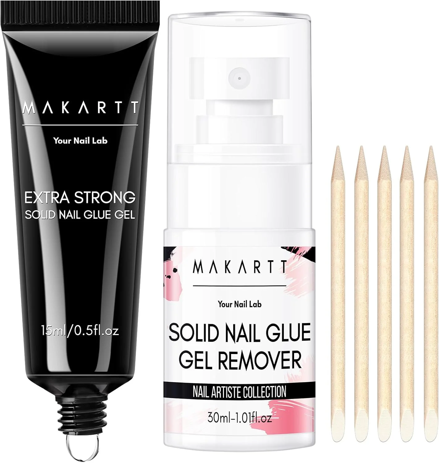 ست چسب و پاک کننده ناخن Makartt: ژل جامد فوق العاده قوی برای ناخن های مصنوعی، پاک کننده 30 میلی لیتری برای پاک کردن آسان لاک ناخن، لوازم طراحی ناخن برای استفاده در سالن و هدیه ست چسب و پاک کننده ناخن Makartt: ژل جامد فوق العاده قوی برای ناخن های مصنوعی، پاک کننده 30 میلی لیتری برای پاک کردن آسان لاک ناخن، لوازم طراحی ناخن برای استفاده در سالن و هدیه