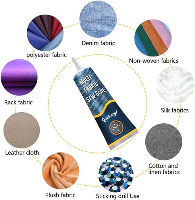 چسب تعمیر پارچه Makbeaty، چسب مایع دوخت، چسب تعمیر سریع پارچه، چسب پارچه پاره شده - ضد آب و مقاوم در برابر حرارت، قابل شستشو برای همه پارچه ها، پنبه، جین، چرم (50 میلی لیتر) چسب تعمیر پارچه Makbeaty، چسب مایع دوخت، چسب تعمیر سریع پارچه، چسب پارچه پاره شده - ضد آب و مقاوم در برابر حرارت، قابل شستشو برای همه پارچه ها، پنبه، جین، چرم (50 میلی لیتر)