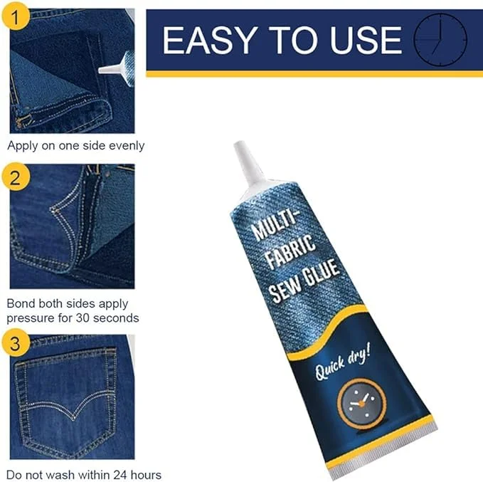 چسب تعمیر پارچه Makbeaty، چسب مایع دوخت، چسب تعمیر سریع پارچه، چسب پارچه پاره شده - ضد آب و مقاوم در برابر حرارت، قابل شستشو برای همه پارچه ها، پنبه، جین، چرم (50 میلی لیتر) چسب تعمیر پارچه Makbeaty، چسب مایع دوخت، چسب تعمیر سریع پارچه، چسب پارچه پاره شده - ضد آب و مقاوم در برابر حرارت، قابل شستشو برای همه پارچه ها، پنبه، جین، چرم (50 میلی لیتر)
