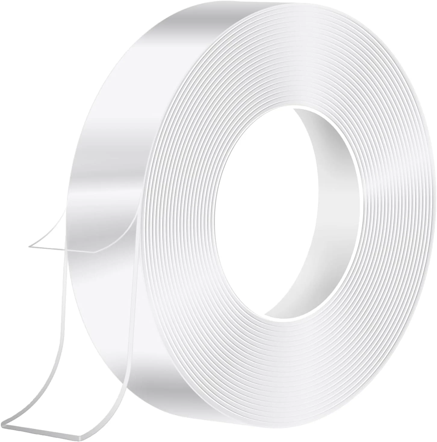 نوار دو طرفه قوی McMola، نوار چسب دو طرفه اکریلیک ضد آب شفاف، نوار چسبنده قابل جابجایی برای دیوار/فرش/چوب (3 متر در 3 سانتی متر در 2 میلی متر)