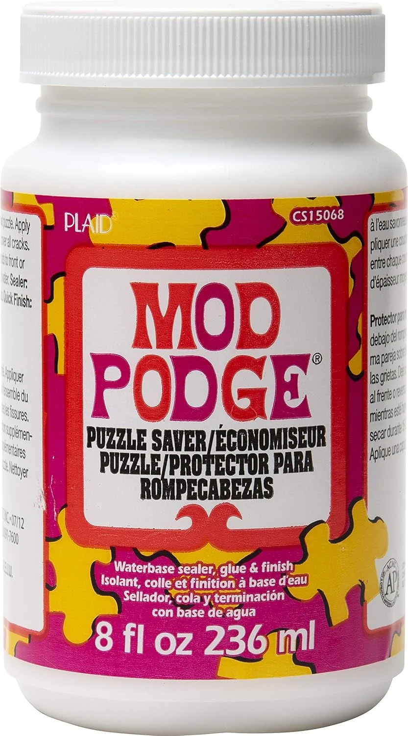 چسب نگه‌دارنده پازل Mod Podge (حجم 236 میلی‌لیتر)، CS15068، سفید