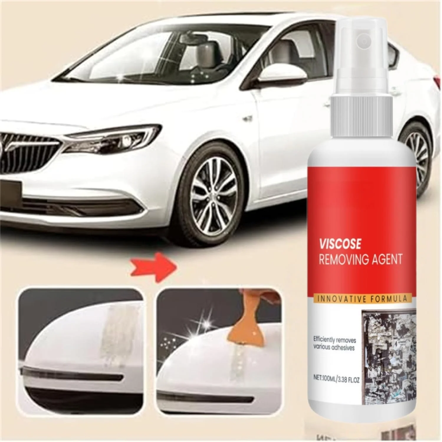 محلول پاک کننده چسب چند منظوره، پاک کننده چسب خودرو، تمیز کننده برچسب و نوار دو طرفه، برای خودرو، شیشه، پلاستیک و فلز، محلول سریع الاثر برای از بین بردن بقایای چسب در خانه و خودرو (1 عدد) محلول پاک کننده چسب چند منظوره، پاک کننده چسب خودرو، تمیز کننده برچسب و نوار دو طرفه، برای خودرو، شیشه، پلاستیک و فلز، محلول سریع الاثر برای از بین بردن بقایای چسب در خانه و خودرو (1 عدد)