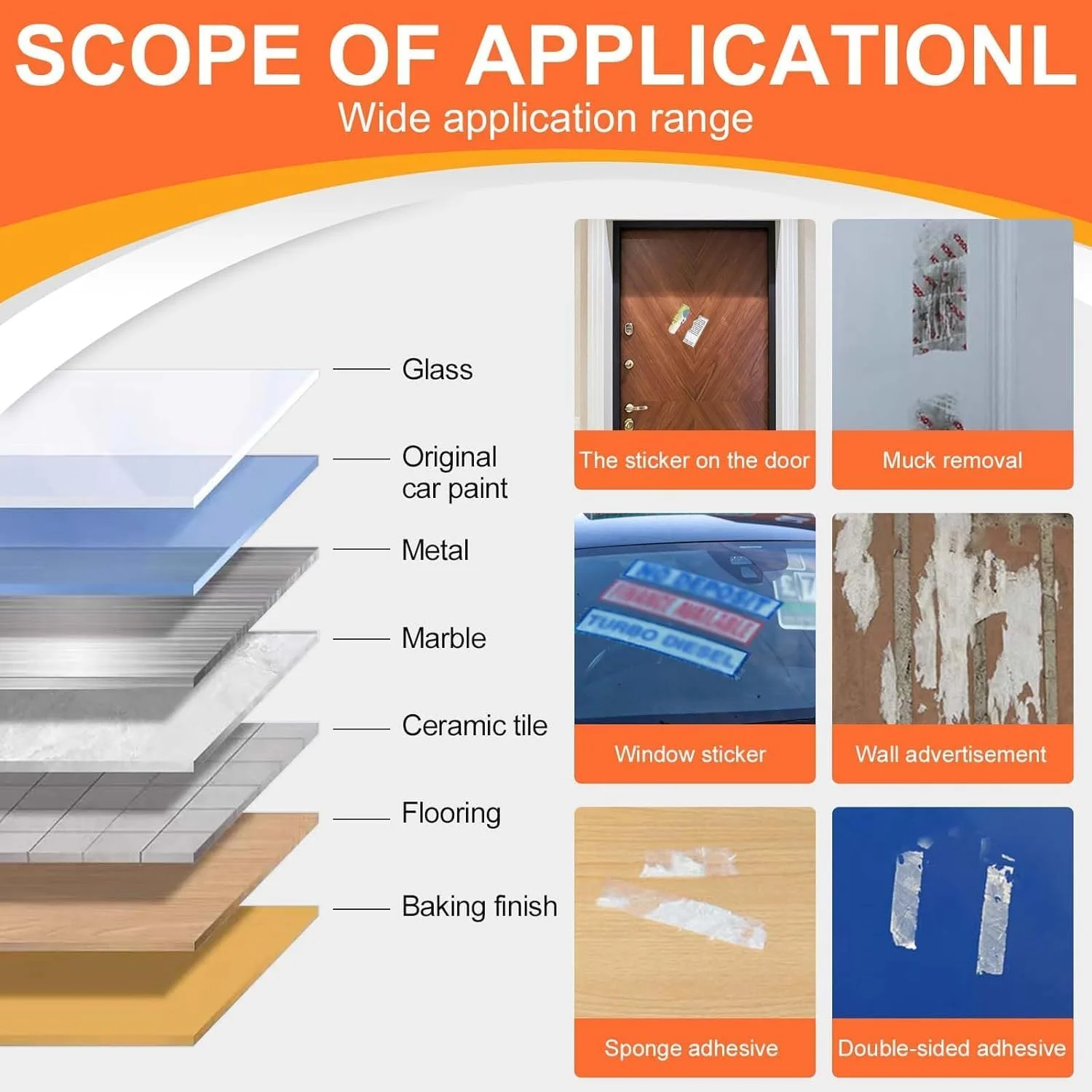 محلول پاک کننده چسب نالاکال به همراه کاردک پلاستیکی، پاک کننده برچسب و بقایای چسب، محلول تمیز کننده چند منظوره برای پاکسازی آسان محلول پاک کننده چسب نالاکال به همراه کاردک پلاستیکی، پاک کننده برچسب و بقایای چسب، محلول تمیز کننده چند منظوره برای پاکسازی آسان