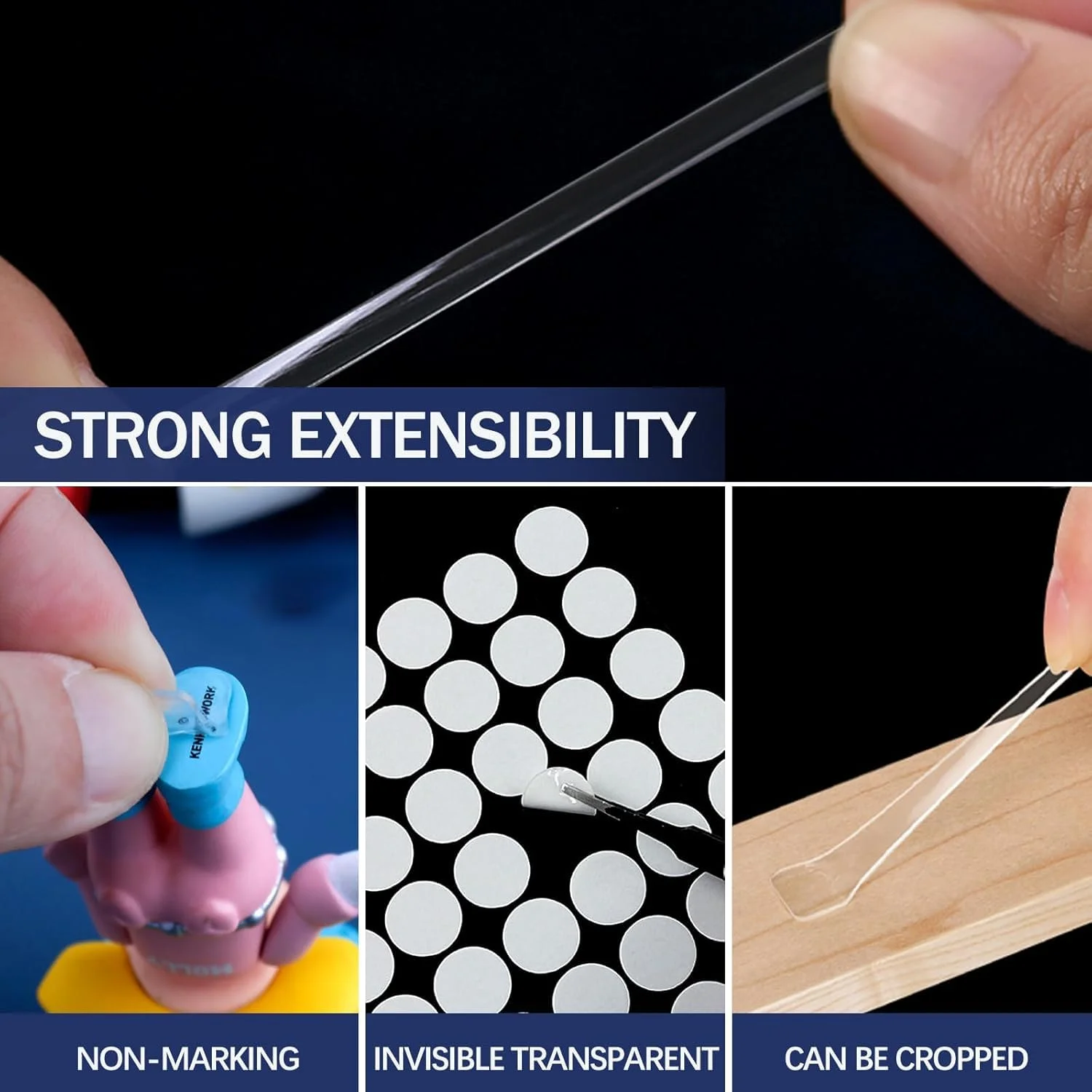 ۵۰۰ عدد چسب ژله ای شفاف برای موزه، چسب نواری چسبناک پوستر، نقاط چسبی دو طرفه بدون اثر، نقاط چسبی چسب بتونه ای برای صنایع دستی، بادکنک ها، تزئینات جشن، ۰.۳۹ اینچ ۵۰۰ عدد چسب ژله ای شفاف برای موزه، چسب نواری چسبناک پوستر، نقاط چسبی دو طرفه بدون اثر، نقاط چسبی چسب بتونه ای برای صنایع دستی، بادکنک ها، تزئینات جشن، ۰.۳۹ اینچ