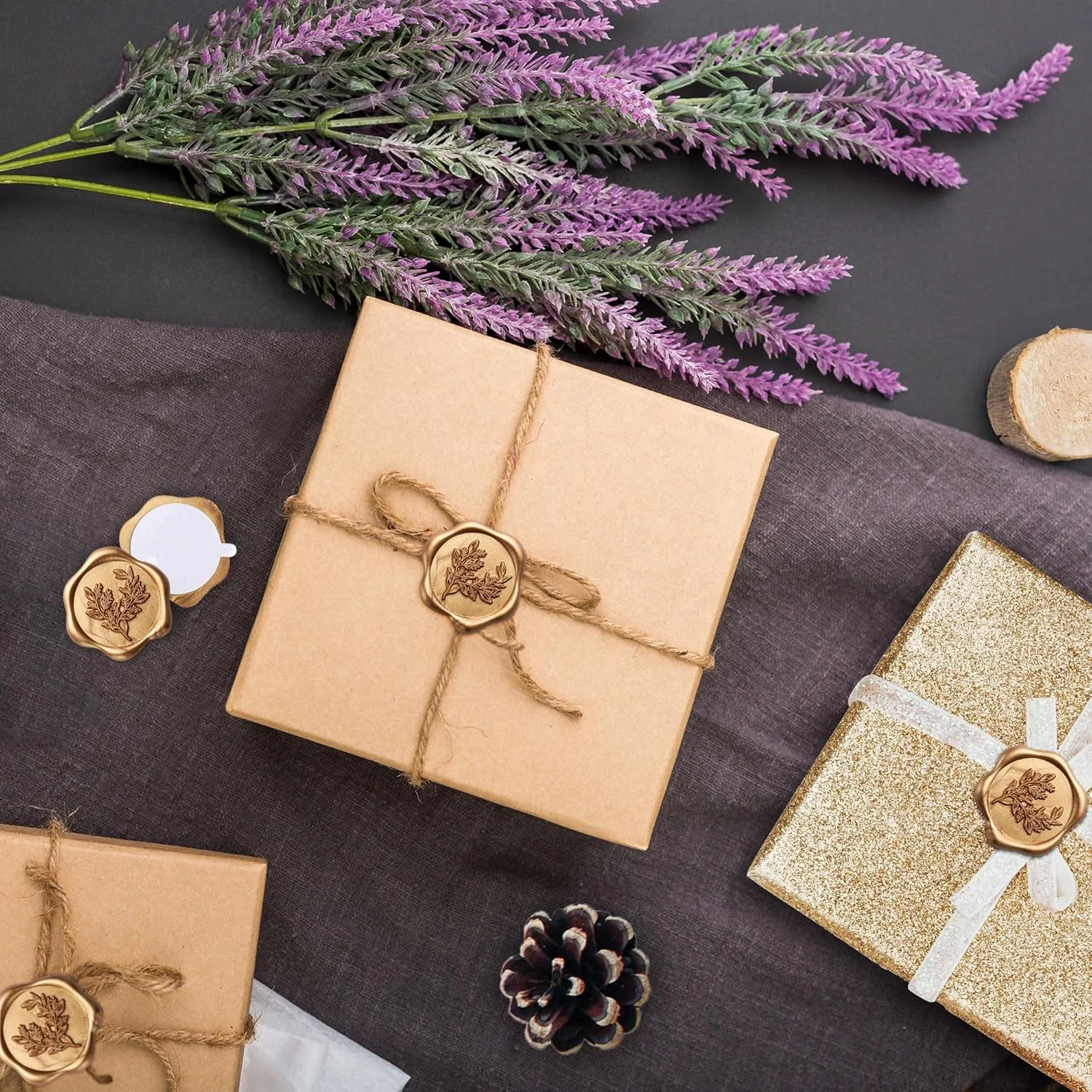 برچسب های موم مهر طلایی روشن NALACAL، 50 عدد، برچسب های مهر پاکت، فلزی خود چسب، شیک، ضد آب، ایده آل برای کارت عروسی، بسته بندی هدیه، دعوت نامه های مهمانی برچسب های موم مهر طلایی روشن NALACAL، 50 عدد، برچسب های مهر پاکت، فلزی خود چسب، شیک، ضد آب، ایده آل برای کارت عروسی، بسته بندی هدیه، دعوت نامه های مهمانی