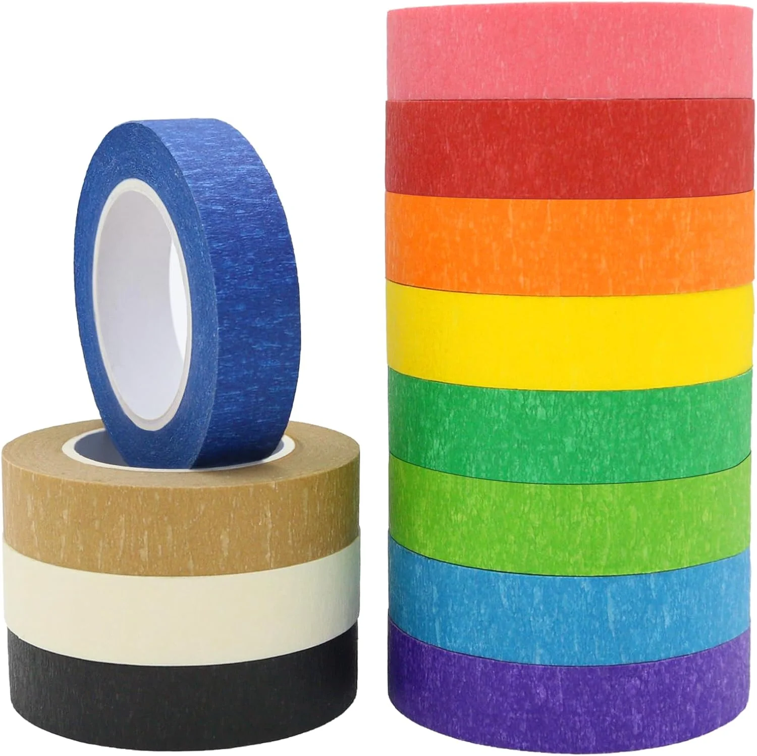 نوار چسب کاغذی رنگی OWLKELA، ۱۲ رول، هر رول ۱۴.۶ متر، نوار نقاشی رنگین کمانی، نوار هنری، نوار برچسب زنی، نوار کاغذی برای دفتر خاطرات، تزئینات مهمانی، کاردستی DIY نوار چسب کاغذی رنگی OWLKELA، ۱۲ رول، هر رول ۱۴.۶ متر، نوار نقاشی رنگین کمانی، نوار هنری، نوار برچسب زنی، نوار کاغذی برای دفتر خاطرات، تزئینات مهمانی، کاردستی DIY