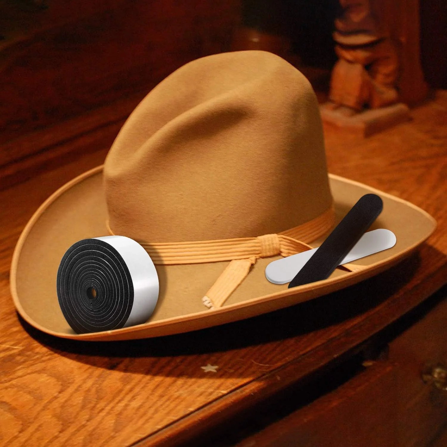 نوار فوم کاهش دهنده سایز کلاه Outus، 23 تکه، نوار چسبی برای کلاه و کپ نوار فوم کاهش دهنده سایز کلاه Outus، 23 تکه، نوار چسبی برای کلاه و کپ