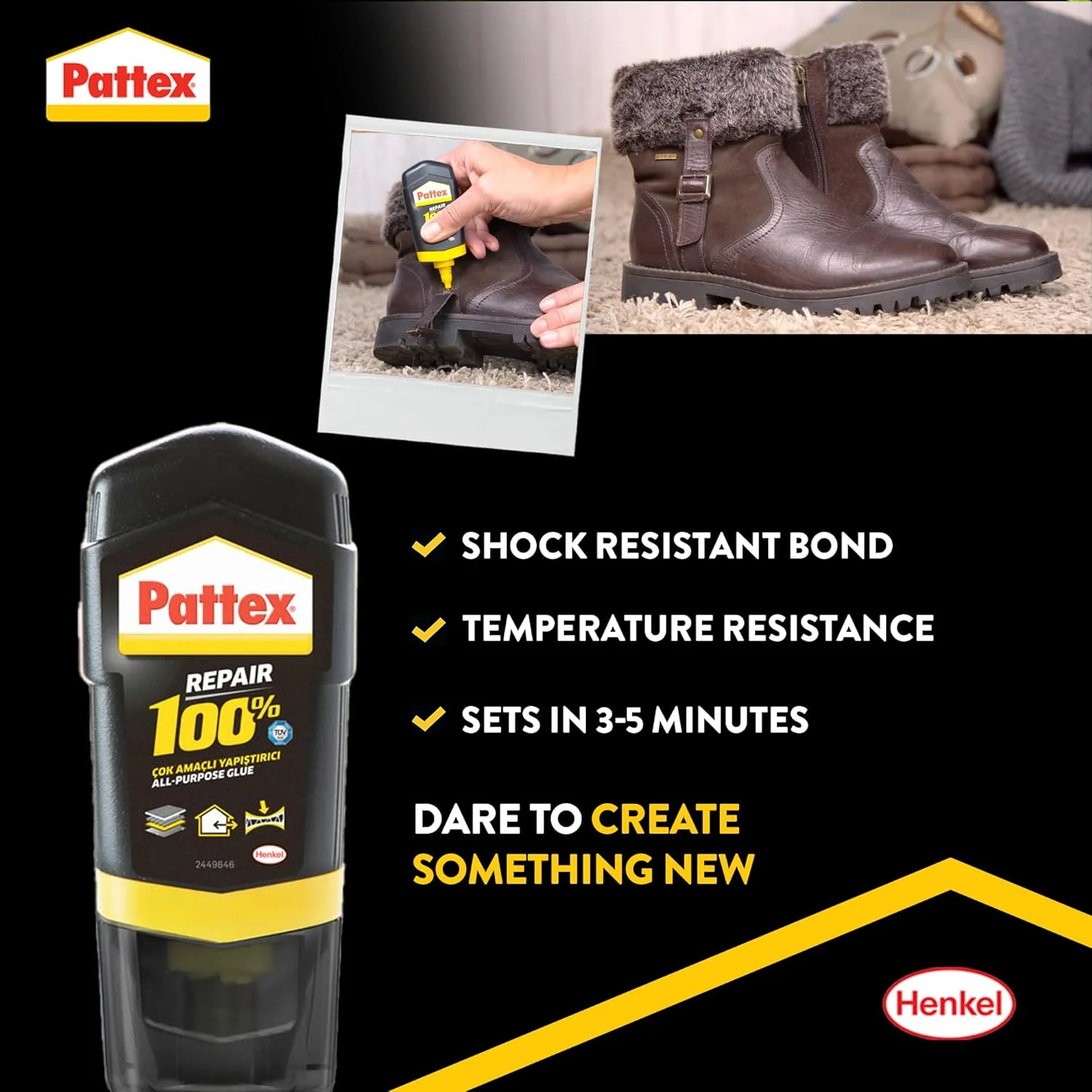 چسب همه کاره پاتکس 100% | چسب فوق العاده برای سطوح متوسط تا بزرگ | ترمیم فوری و نامرئی | سازگار با فلز، سرامیک، لاستیک، چرم، چوب و موارد دیگر | مناسب برای استفاده در داخل و خارج از خانه | 50 گرم (بسته 1 عددی) چسب همه کاره پاتکس 100% | چسب فوق العاده برای سطوح متوسط تا بزرگ | ترمیم فوری و نامرئی | سازگار با فلز، سرامیک، لاستیک، چرم، چوب و موارد دیگر | مناسب برای استفاده در داخل و خارج از خانه | 50 گرم (بسته 1 عددی)