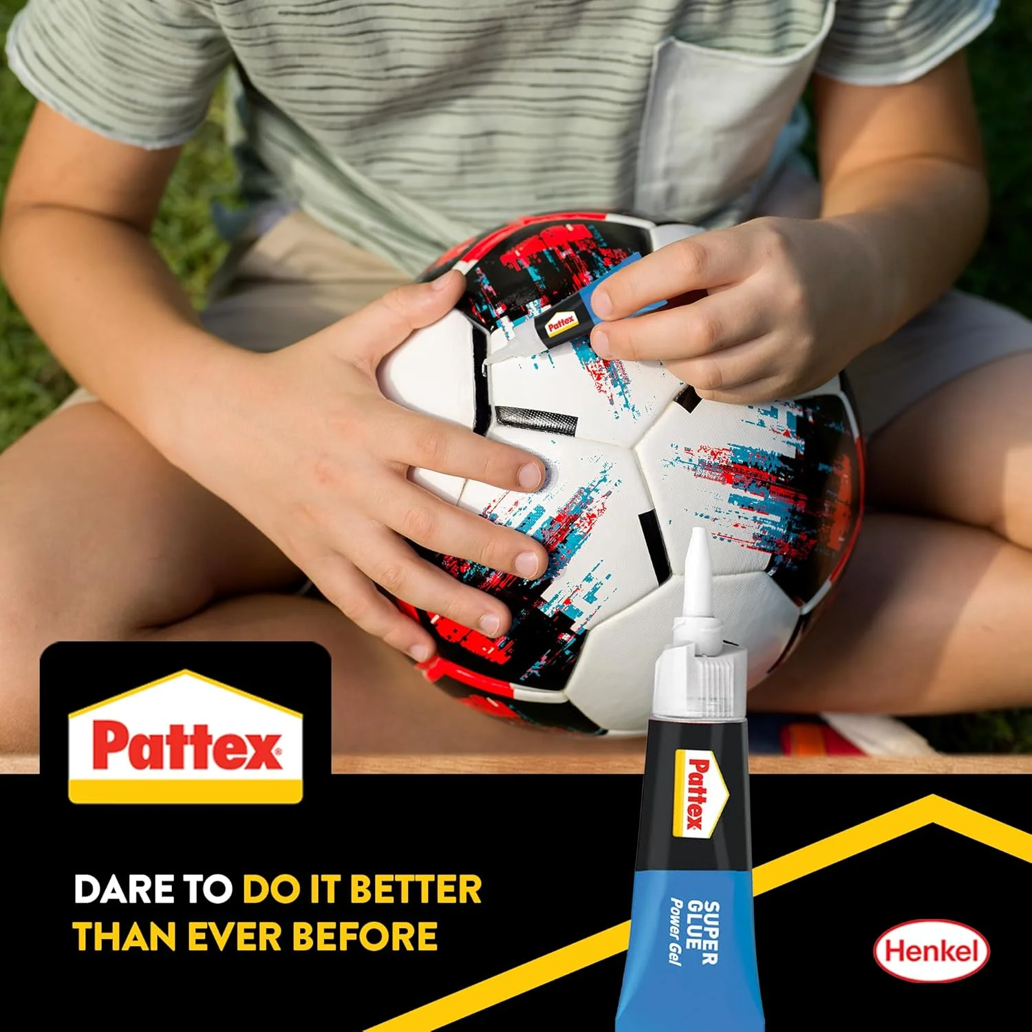 چسب قطره ای ژله ای Pattex، چسب همه کاره قوی برای مواد انعطاف پذیر، چسب شفاف با کاربری آسان، 1X3G