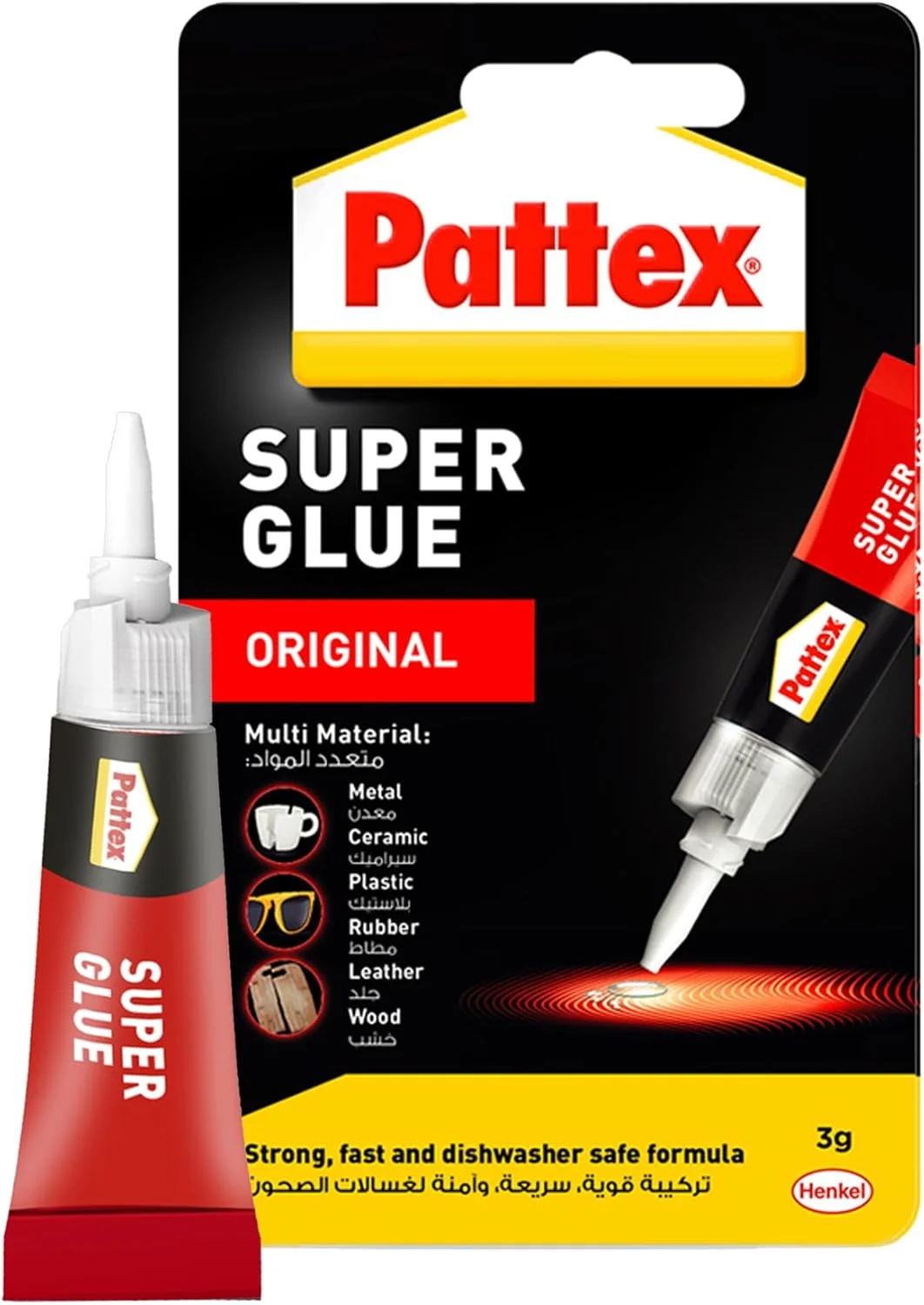 چسب مایع پاتکس مدل SG، تیوب 3 گرمی چسب مایع پاتکس مدل SG، تیوب 3 گرمی