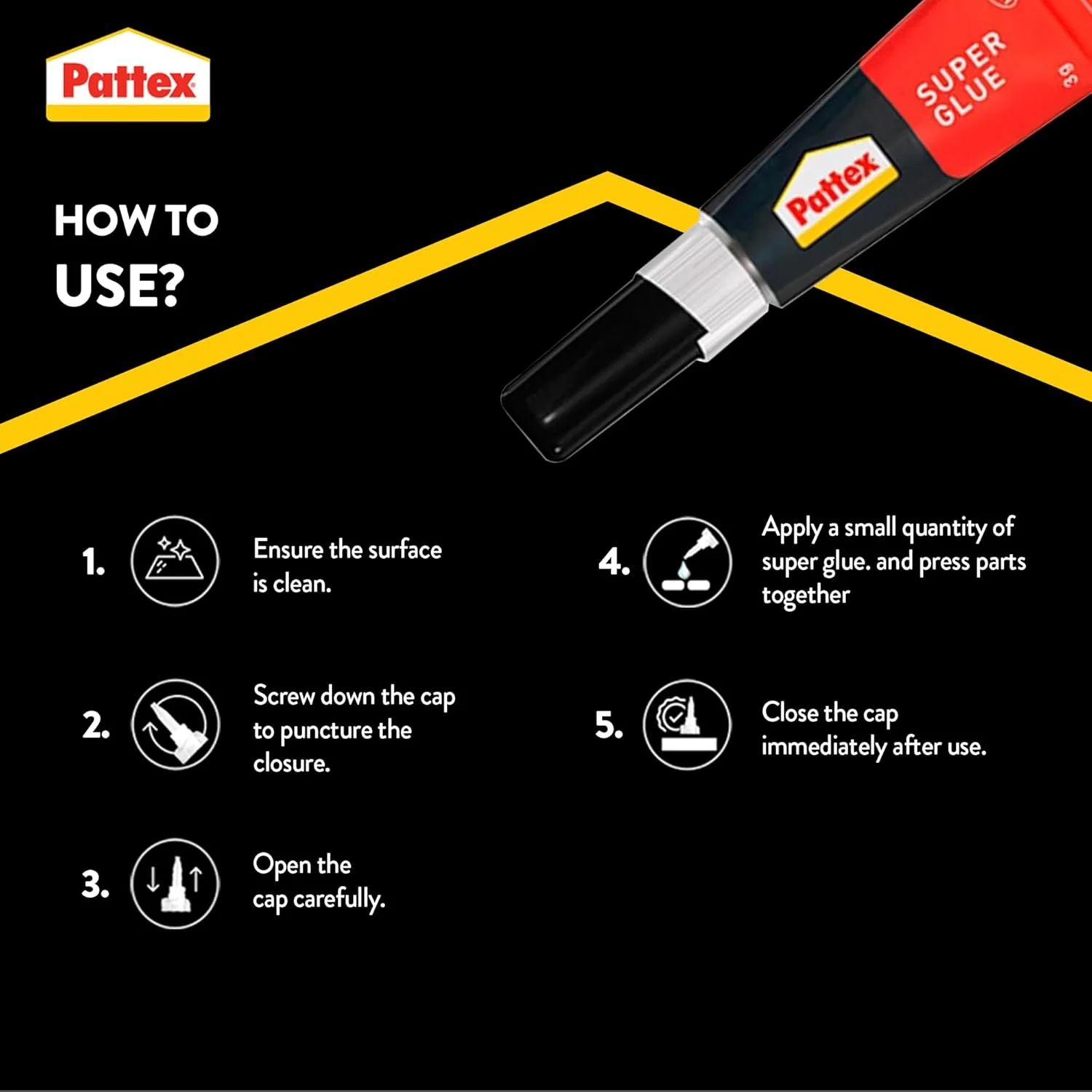 چسب مایع پاتکس مدل SG، تیوب 3 گرمی