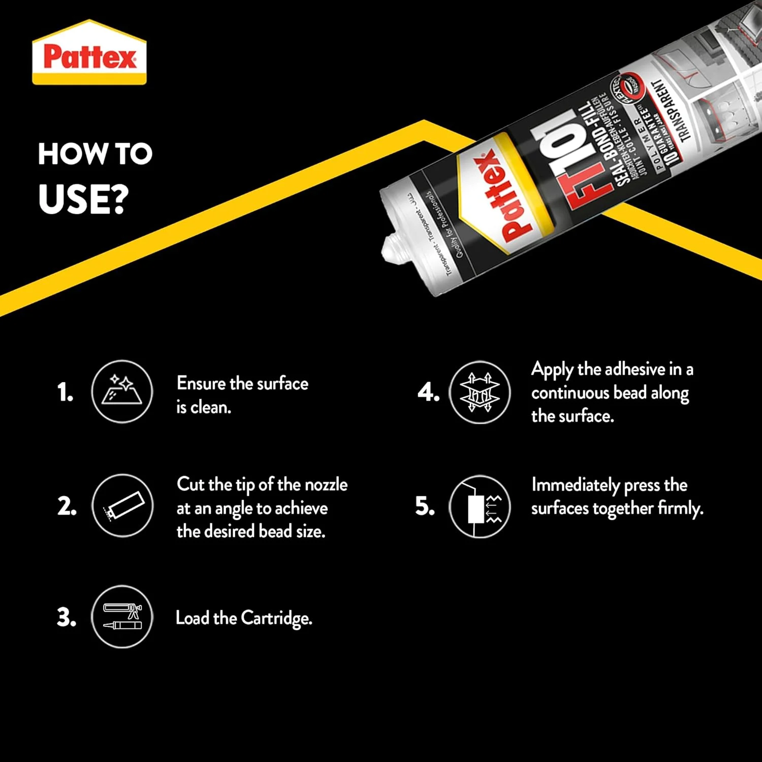 چسب سیلیکونی درزگیر، چسب سازه ای Pattex Seal-Bond-Fill، 280 میلی لیتر، شفاف چسب سیلیکونی درزگیر، چسب سازه ای Pattex Seal-Bond-Fill، 280 میلی لیتر، شفاف