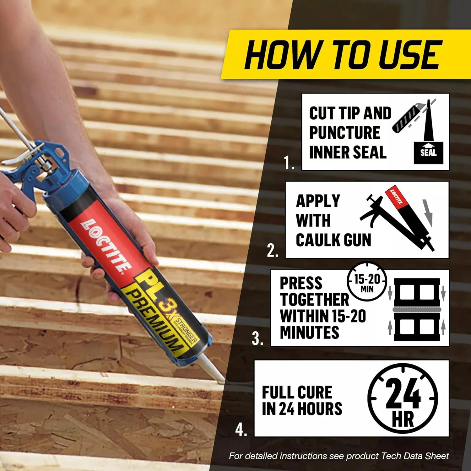 چسب ساختمانی پلی یورتان Loctite PL Premium، چسب ساختمانی چند منظوره برای چوب، بتن، سنگ، فلز و موارد دیگر - 295 میلی لیتر، کارتریج، 1 عدد چسب ساختمانی پلی یورتان Loctite PL Premium، چسب ساختمانی چند منظوره برای چوب، بتن، سنگ، فلز و موارد دیگر - 295 میلی لیتر، کارتریج، 1 عدد