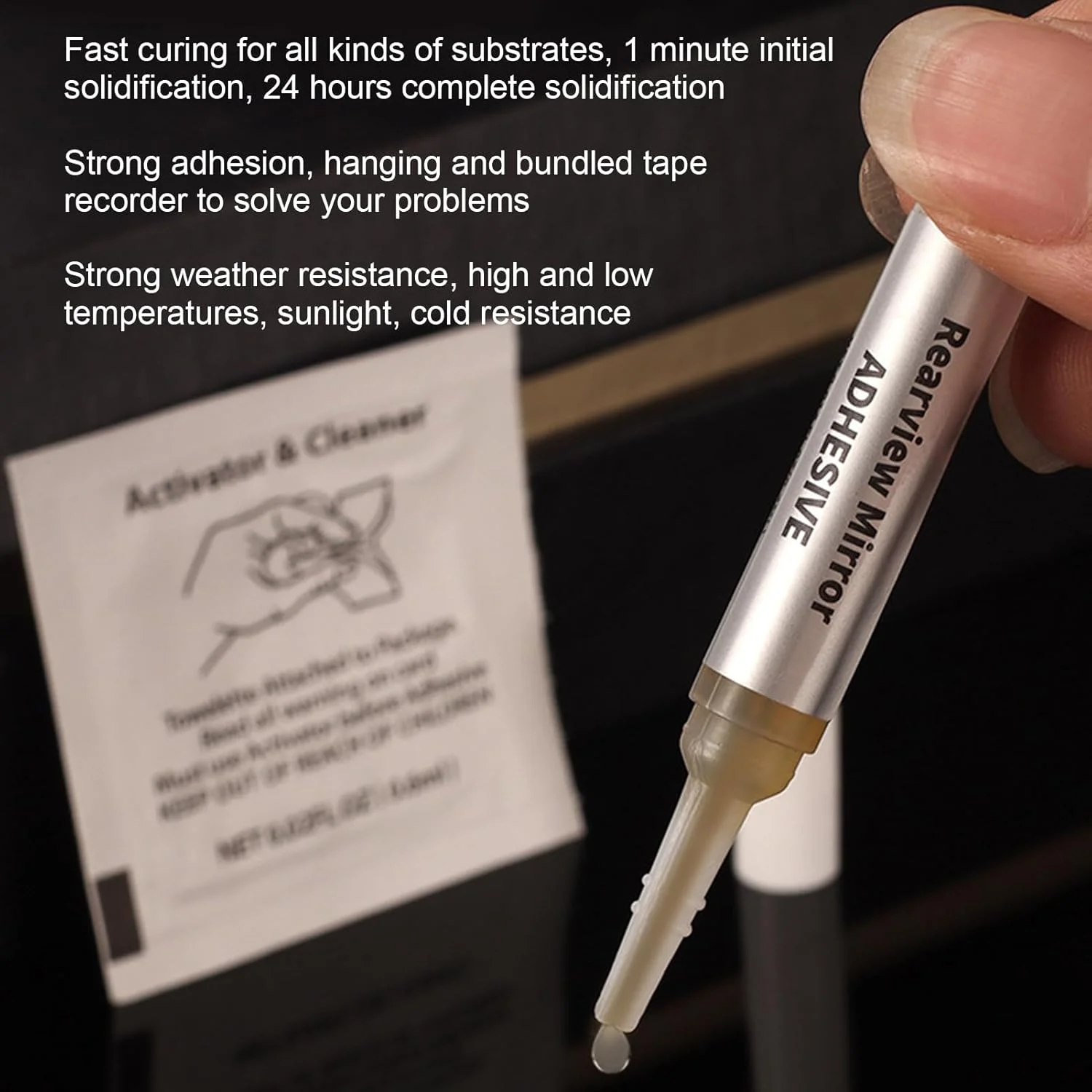 چسب آینه بغل خودرو | چسب ساختمانی آینه | چسب داخلی سریع، بادوام و بسیار قوی برای شیشه و فلز چسب آینه بغل خودرو | چسب ساختمانی آینه | چسب داخلی سریع، بادوام و بسیار قوی برای شیشه و فلز