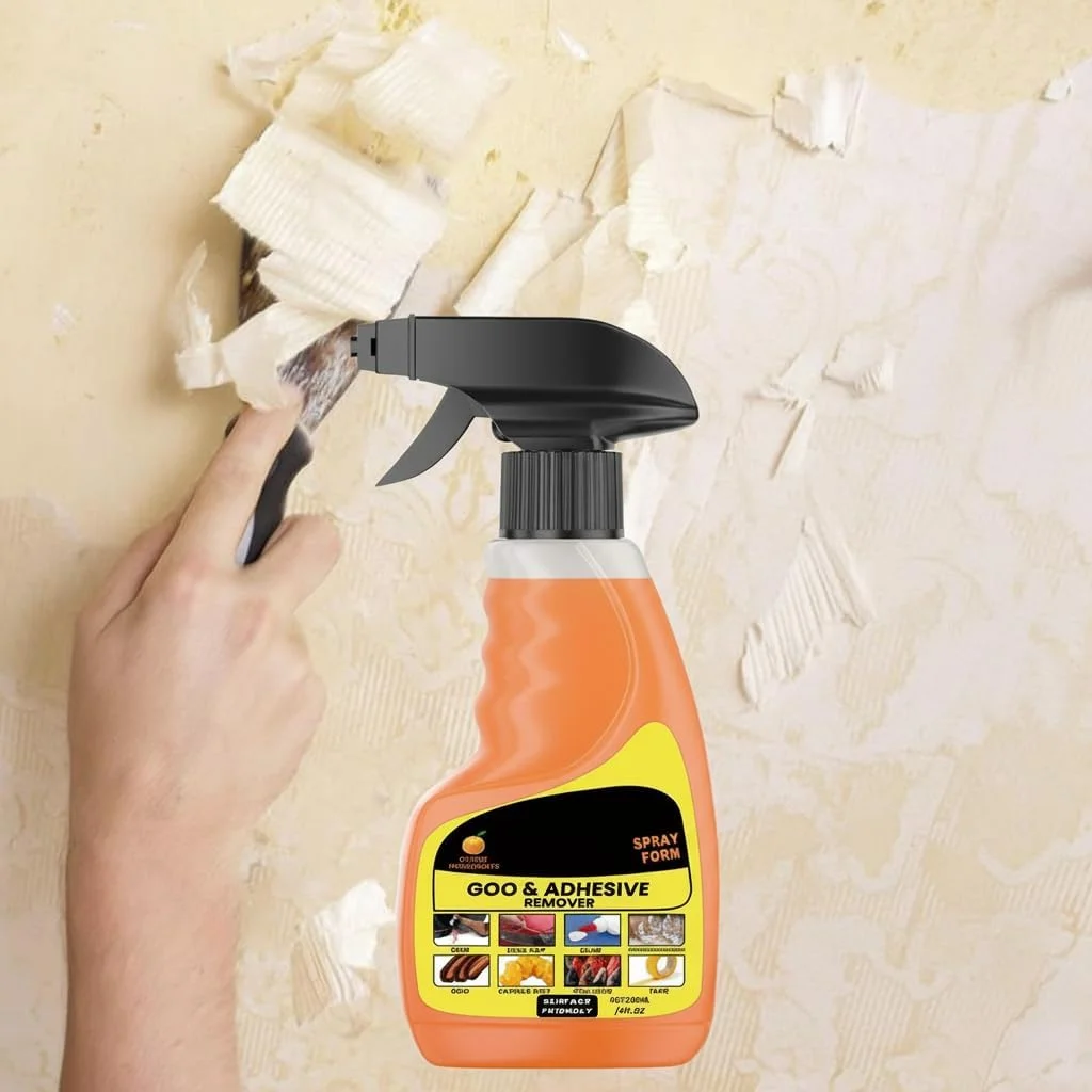 اسپری پاک کننده چسب 120 میلی لیتری، پاک کننده چسب برای خودرو، مایع پاک کننده چسب نواری، پاک کننده برچسب، پاک کننده چسب چند منظوره ایمن برای فضای داخلی خودرو، از بین برنده بقایای برچسب