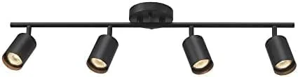 چراغ ریلی 4-شاخه، چراغ سقفی مشکی مات، کیت نورپردازی ریلی قابل تنظیم با سر های چرخشی، چراغ آشپزخانه 4 لامپه با طرح قدیمی مناسب اتاق غذاخوری، اتاق نشیمن، راهرو، بهبود خانه چراغ ریلی 4-شاخه، چراغ سقفی مشکی مات، کیت نورپردازی ریلی قابل تنظیم با سر های چرخشی، چراغ آشپزخانه 4 لامپه با طرح قدیمی مناسب اتاق غذاخوری، اتاق نشیمن، راهرو، بهبود خانه