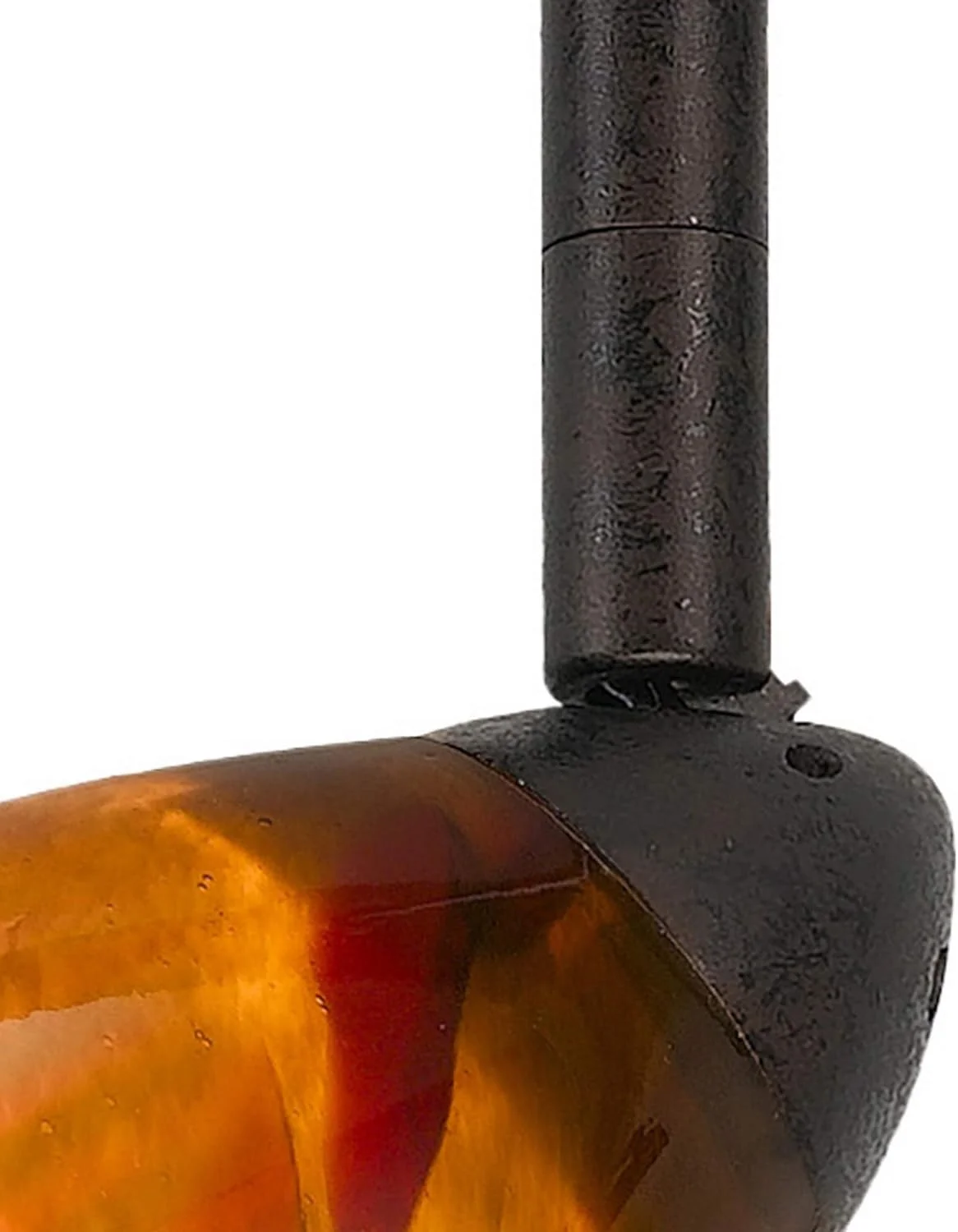 چراغ ریلی با حباب شیشه ای و قاب فلزی، زرد و برنزی تیره چراغ ریلی با حباب شیشه ای و قاب فلزی، زرد و برنزی تیره