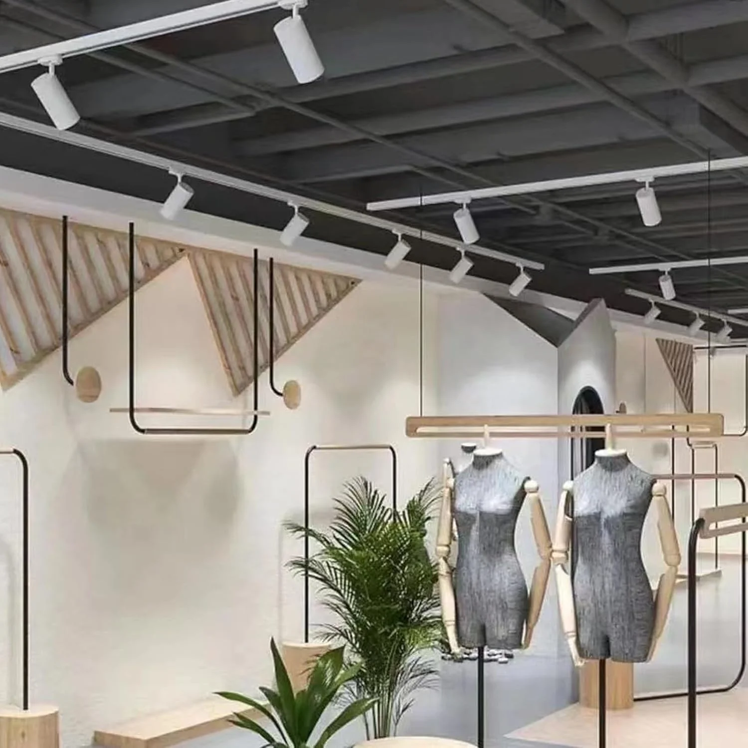 کیت نورپردازی ریلی 4 چراغ LED Bewinner، چراغ های سقفی مشکی، چراغ ریلی قابل تنظیم 30 وات 6000K COB، چراغ ریلی مدرن داخلی برای آشپزخانه و اتاق نشیمن