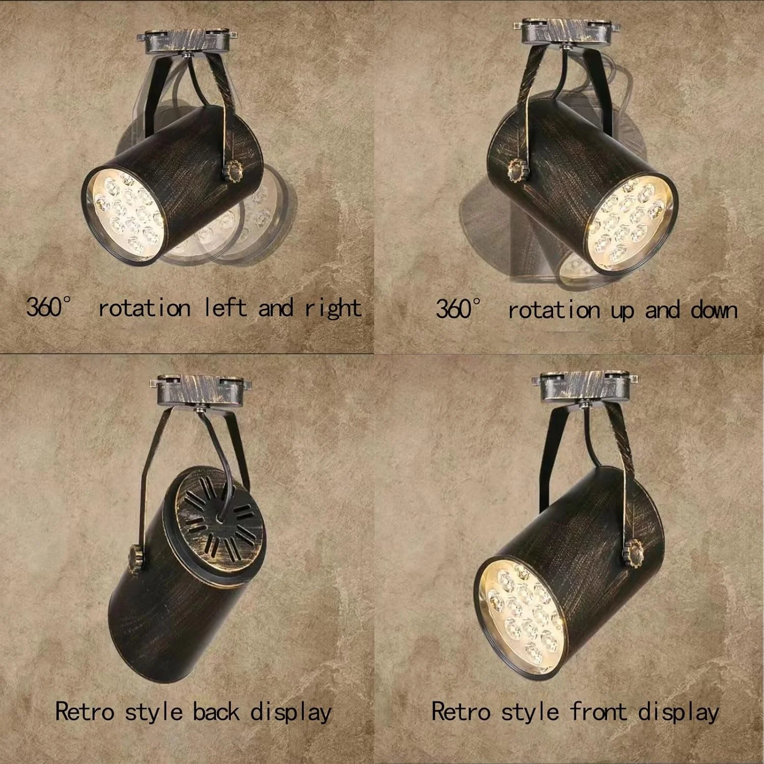 چراغ های ریلی رترو، چراغ ریلی LED سقفی یا دیواری، فلزی مدرن صنعتی مناسب آشپزخانه مدرن، حمام، اتاق نشیمن، سالن غذاخوری، راهرو چراغ های ریلی رترو، چراغ ریلی LED سقفی یا دیواری، فلزی مدرن صنعتی مناسب آشپزخانه مدرن، حمام، اتاق نشیمن، سالن غذاخوری، راهرو