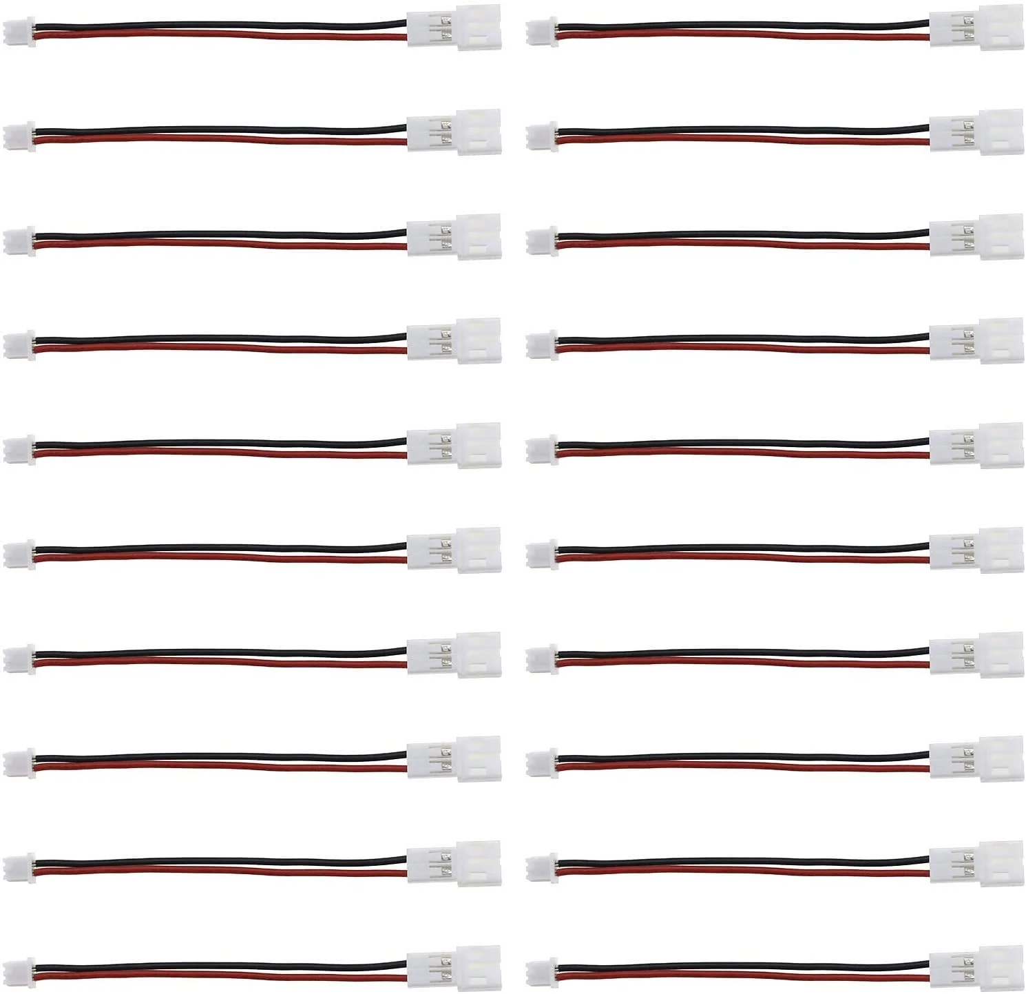 مبدل دوشاخه باتری 20 عددی Creative-Idea، مادگی میکرو JST 1.25 به نری JST-PH 2.0 برای برد شارژر باتری RC