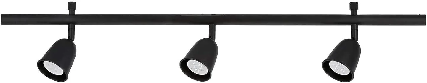 چراغ سقفی سه شاخه ایکیا مدل SKURUP، جنس فولاد، مشکی