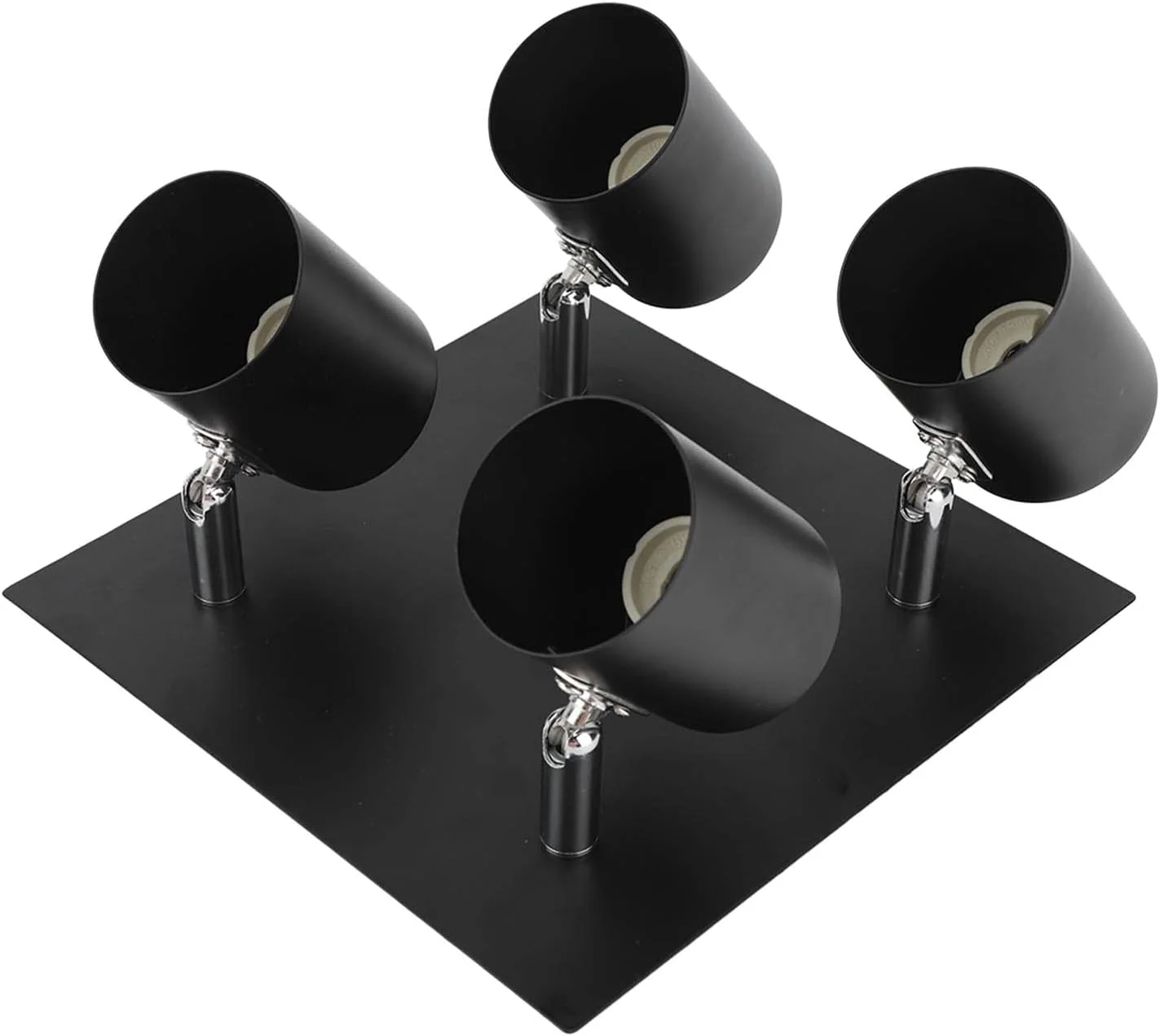 چراغ ریلی سقفی Cryfokt، نگهدارنده چراغ ریلی 4 شاخه مقاوم در برابر تغییر رنگ برای راهرو