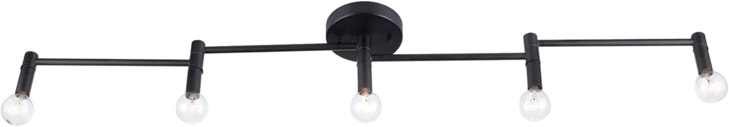 چراغ ریلی تاشو 5 شاخه گلوب الکتریک مدل تمپو 59969، مشکی مات