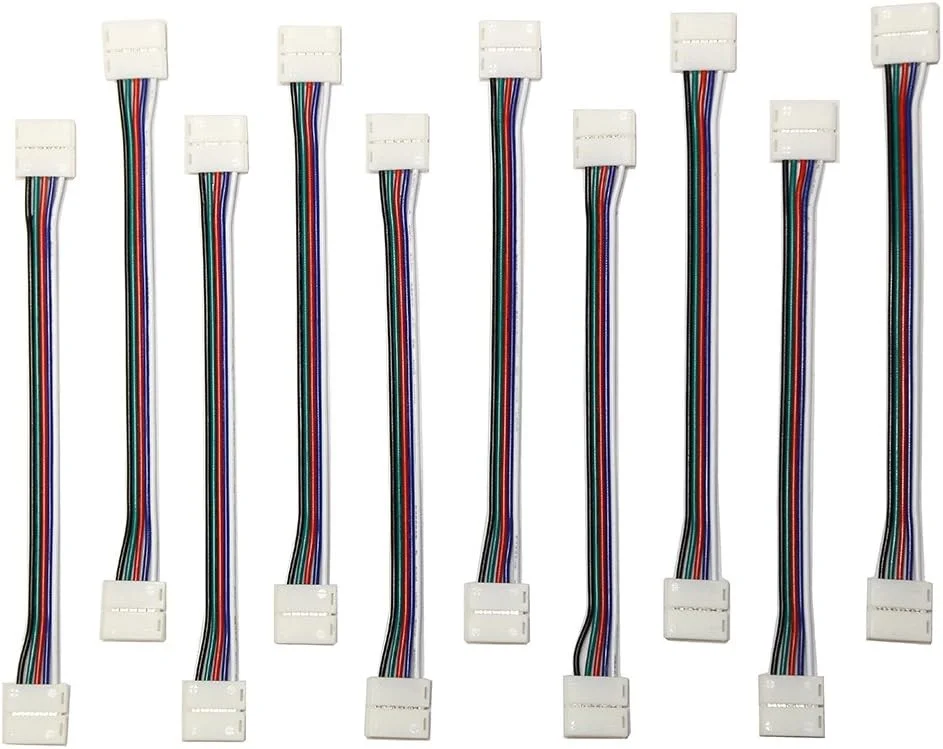 اتصال دهنده نوار LED مدل EvZ 10 عددی 5050 RGBW، 5 پین، هادی 12 میلی متری، اتصال نوار به نوار