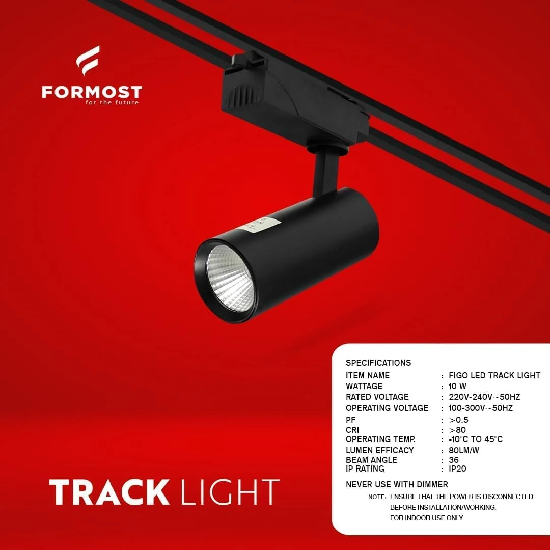 چراغ ریلی ال ای دی 10 وات FORMOST، چراغ سقفی متمرکز داخلی، قابل تنظیم، آلومینیومی، چراغ نقطه ای چرخشی 360 درجه برای اتاق نشیمن/فروشگاه/گالری/مرکز خرید/نمایشگاه چراغ ریلی ال ای دی 10 وات FORMOST، چراغ سقفی متمرکز داخلی، قابل تنظیم، آلومینیومی، چراغ نقطه ای چرخشی 360 درجه برای اتاق نشیمن/فروشگاه/گالری/مرکز خرید/نمایشگاه