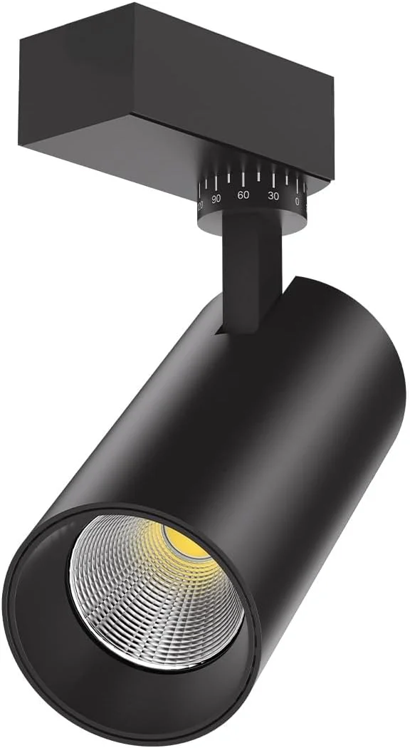 چراغ ریلی ال ای دی 10 وات Goldmedal Figo (رنگ بدنه: مشکی) - نور سفید گرم (3000K) | بسته 1 عددی | مناسب برای ریل تک فاز 2 سیم | زاویه تابش: 36 درجه | برای استفاده در فضای داخلی | تا 85 لومن در هر وات چراغ ریلی ال ای دی 10 وات Goldmedal Figo (رنگ بدنه: مشکی) - نور سفید گرم (3000K) | بسته 1 عددی | مناسب برای ریل تک فاز 2 سیم | زاویه تابش: 36 درجه | برای استفاده در فضای داخلی | تا 85 لومن در هر وات