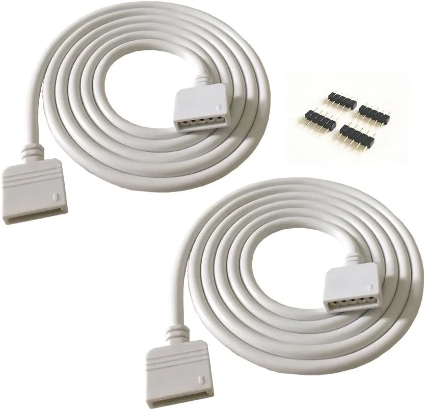 دو عدد کابل افزایش طول 1 متری 5 رنگ RGBW، سیم رابط نوار LED 5 پین برای نوار چراغ LED SMD 5050 3528 2835 RGBW (دو عدد) دو عدد کابل افزایش طول 1 متری 5 رنگ RGBW، سیم رابط نوار LED 5 پین برای نوار چراغ LED SMD 5050 3528 2835 RGBW (دو عدد)