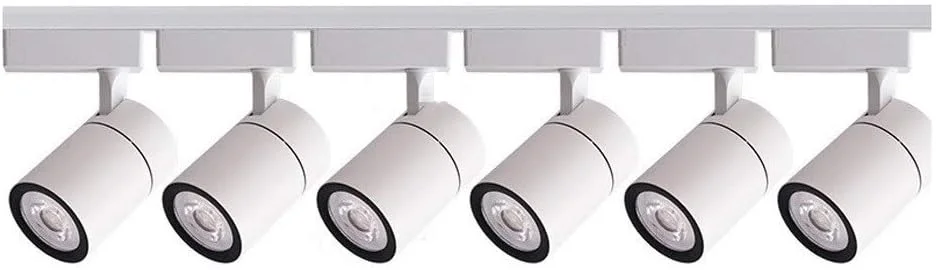 چراغ ریلی 6 طرفه، چراغ دیواری چرخشی LED، چراغ سقفی 3 * 1 متری، مناسب برای روشنایی آشپزخانه و کافه، 180 وات نور سفید چراغ ریلی 6 طرفه، چراغ دیواری چرخشی LED، چراغ سقفی 3 * 1 متری، مناسب برای روشنایی آشپزخانه و کافه، 180 وات نور سفید