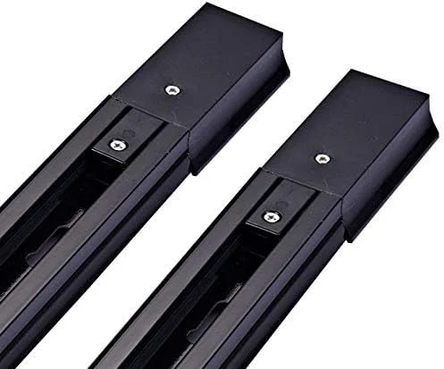 چراغ های ریلی ال ای دی موفاسا، ست 2 عددی، طول 1 متر، بدنه مشکی - آلومینیومی