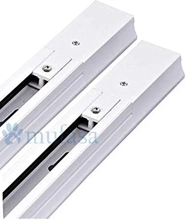 ریل چراغ LED موفاسا، مناسب برای چراغ های ریلی LED، ست 2 عددی (طول 1 متر) (بدنه سفید)