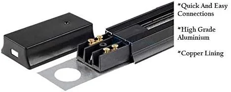 چراغ های ریلی ال ای دی موفاسا، ست 2 عددی، طول 1 متر، بدنه مشکی - آلومینیومی چراغ های ریلی ال ای دی موفاسا، ست 2 عددی، طول 1 متر، بدنه مشکی - آلومینیومی